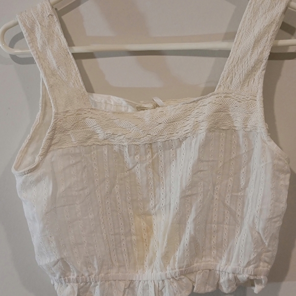 Rebellion crop top | Size M | White | NWT - Picture 4 of 6